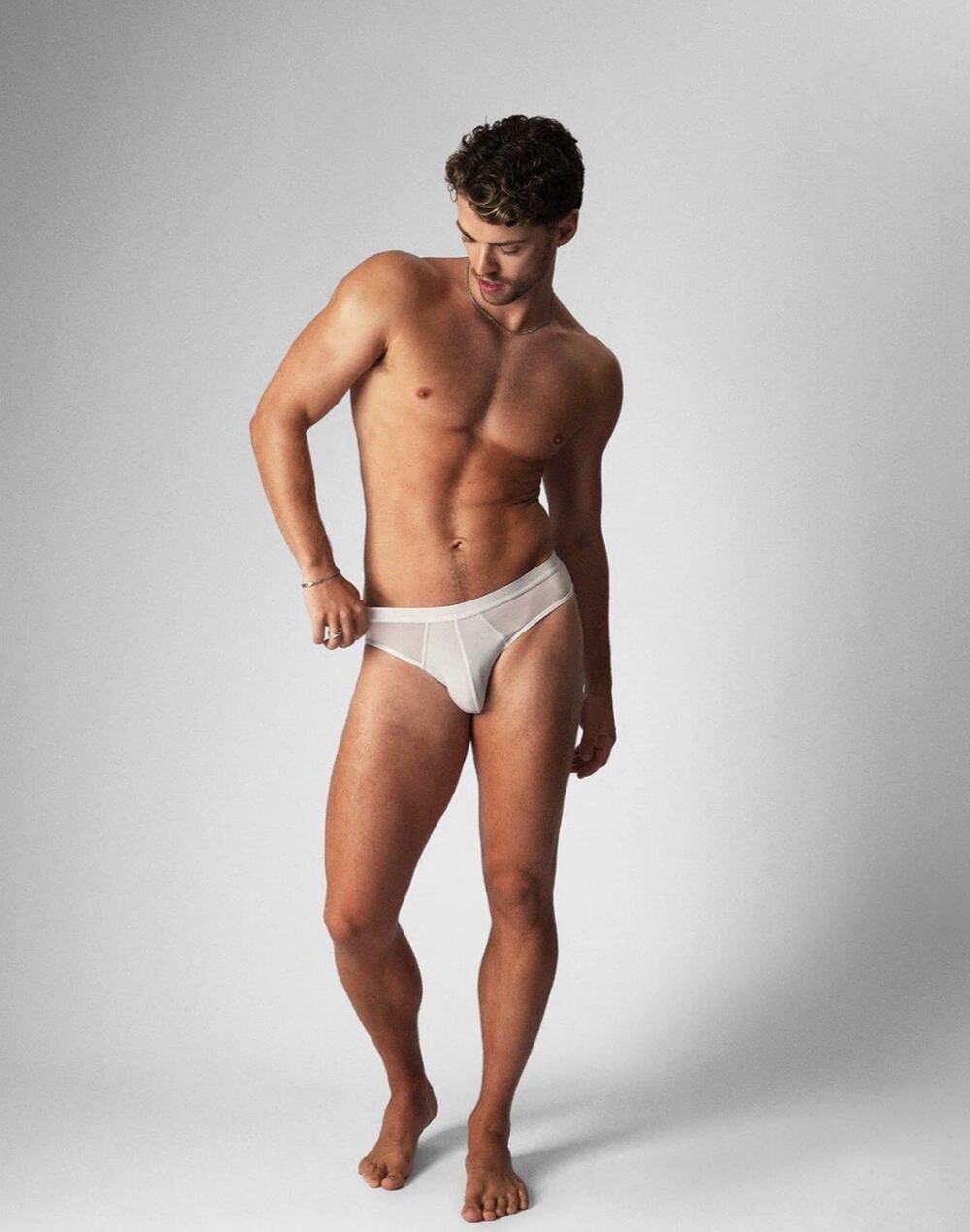 TEAMM8 Allure Sheer Brief - Platinum Medium
